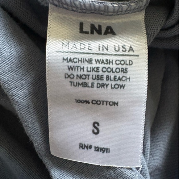 LNA Made In California T-Shirt Top Tee Size Small 100% Cotton - Picture 5 of 5